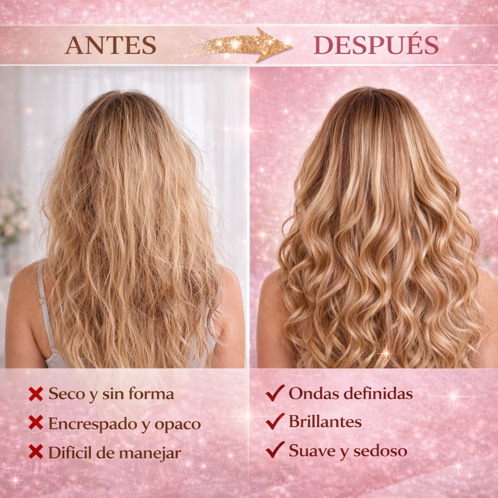 Rizador triple de ondas surferas